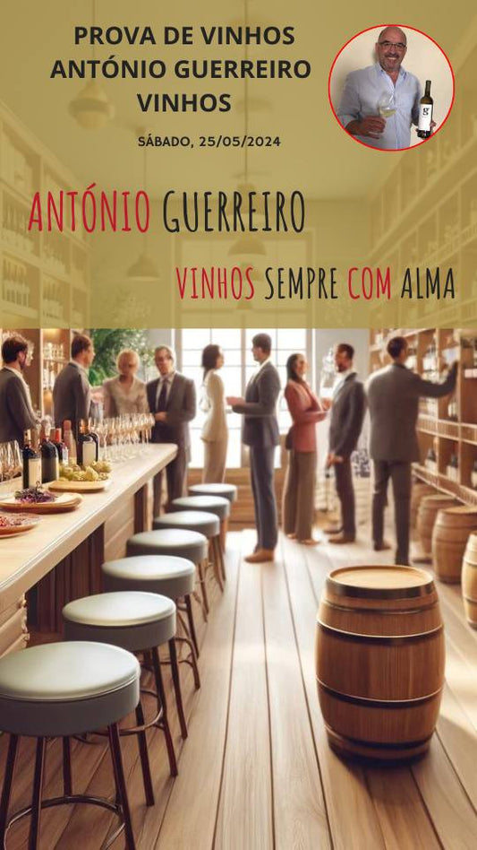 Prova de Vinhos de António Guerreiro na Loja G Garrafeira Gourmet Gifts