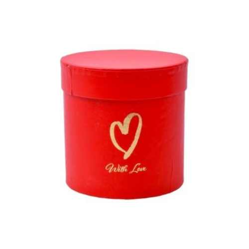 Caixa Bombons Redonda Amor Bombom Praline 200g