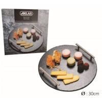 Tabuleiro em Ardósia Redondo