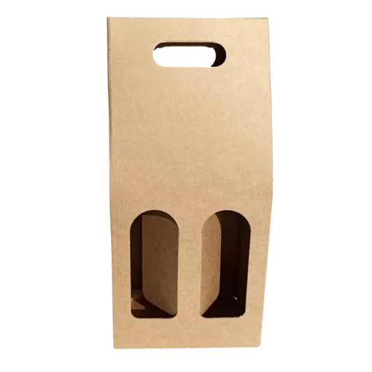 Cx Cartão 2 Garrafas kraft