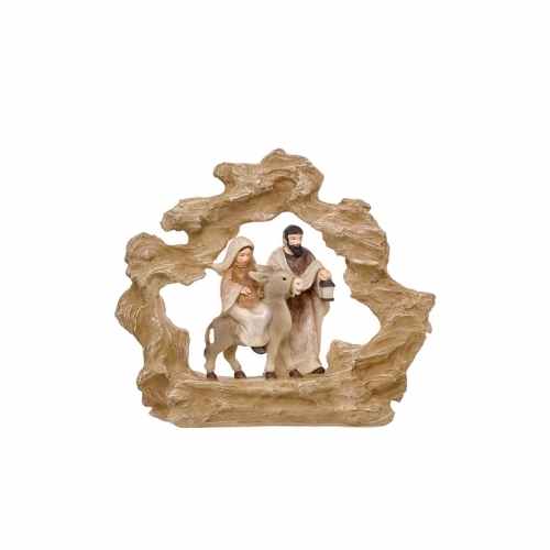 Figura da Sagrada Família 18cm Elegância e Tradição Loja G