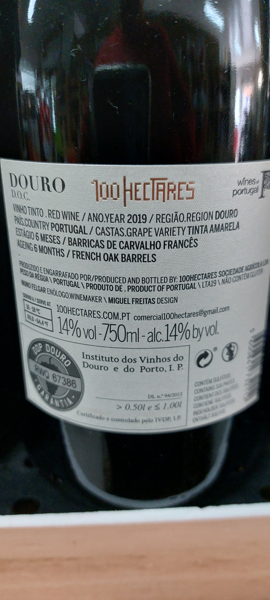 100 HECTARES Tinta Amarela Tinto 2019 14º