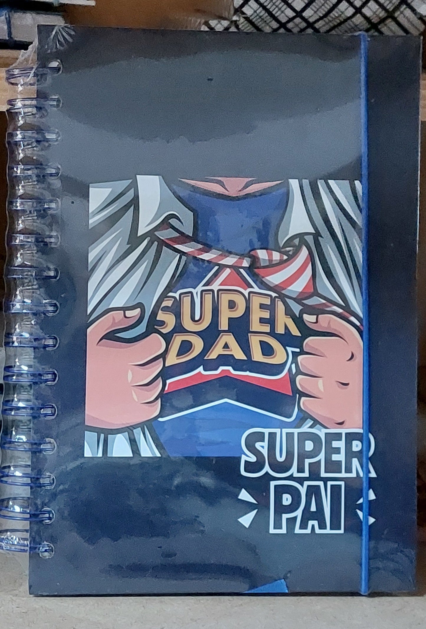 bloco de notas dia do pai super pai