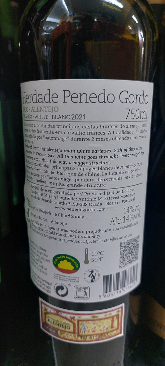 Herdade Penedo Gordo Doc Branco
