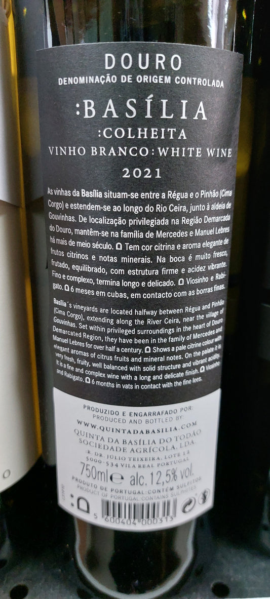 Quinta Basília Colheita Branco 2021 75cl
