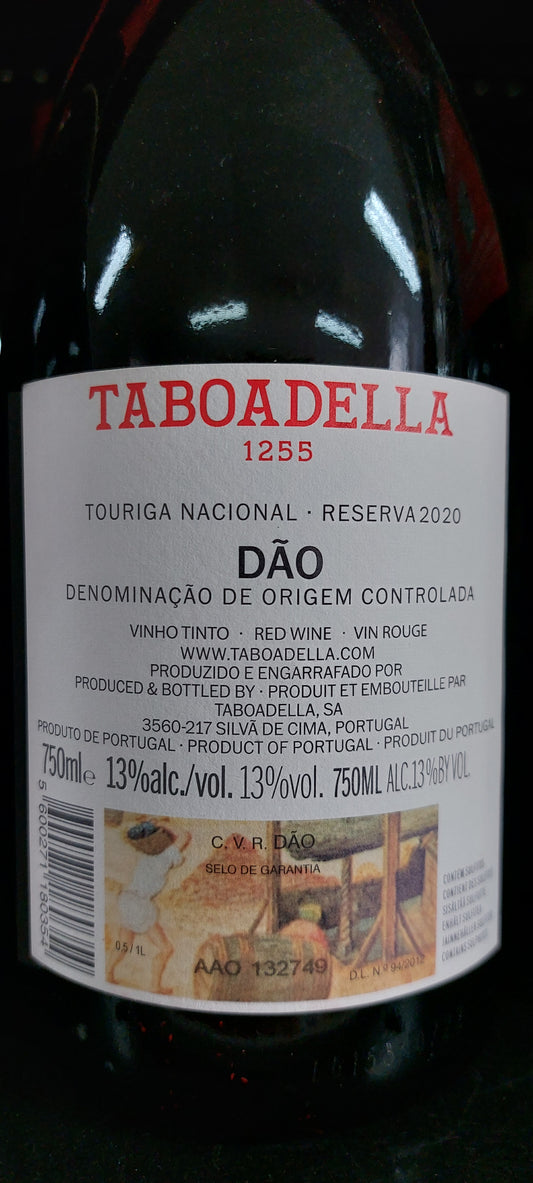 Taboadella Reserva Touriga Nacional Tinto 2020