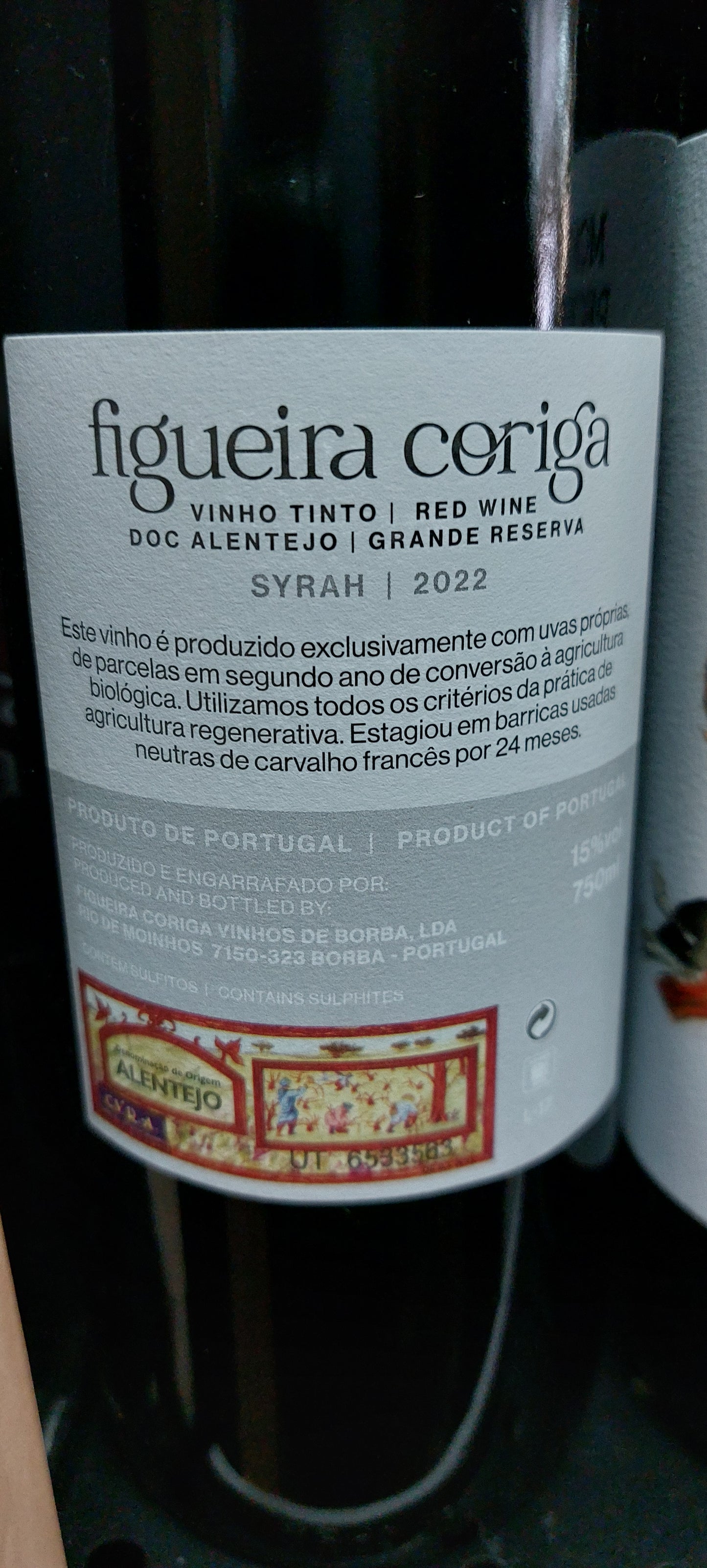 Figueira Coriga Grande Reserva Syrah 2022