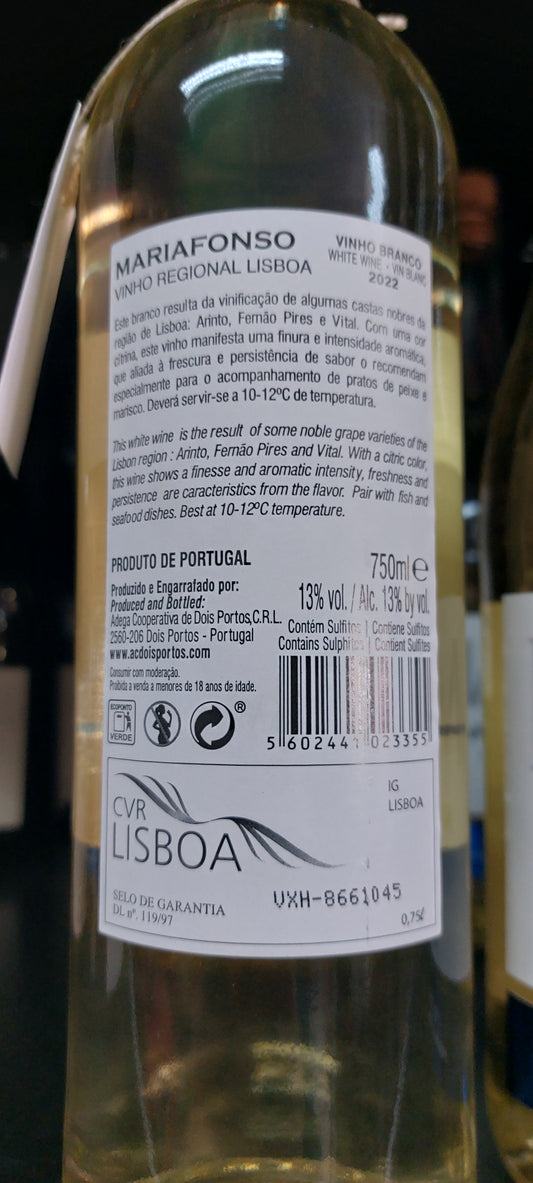 Maria Afonso Branco 75 cl