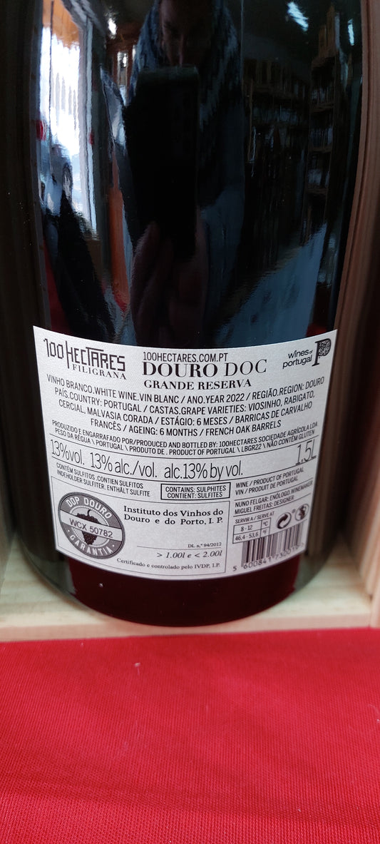 100 HECTARES Filigrana Branco Double Magnum  3L