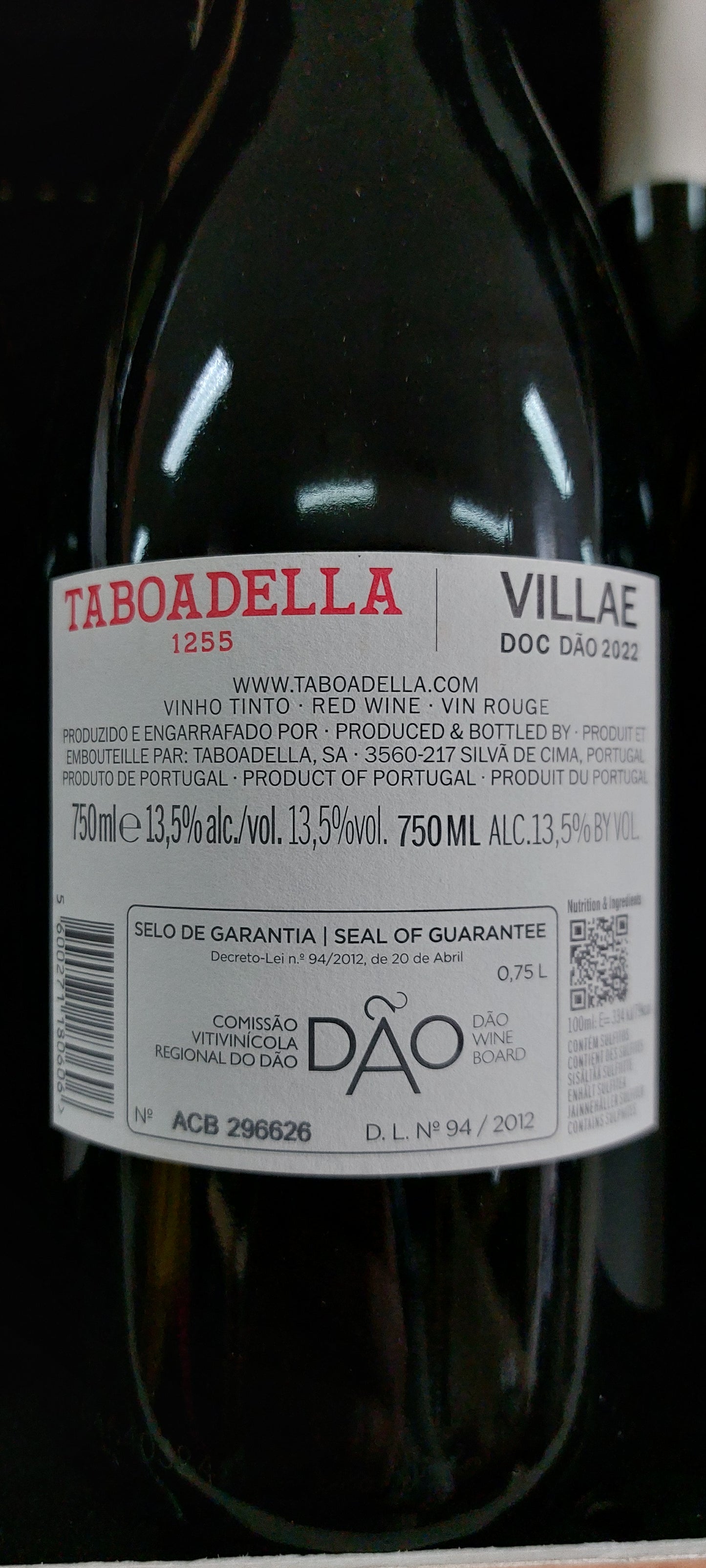 Taboadella Villae Tinto