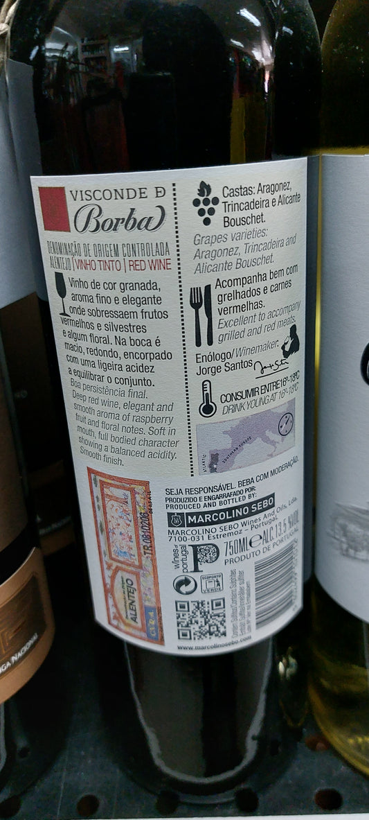 Visconde Borba Tinto 75 cl