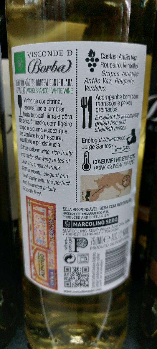 Visconde Borba Branco 75 cl