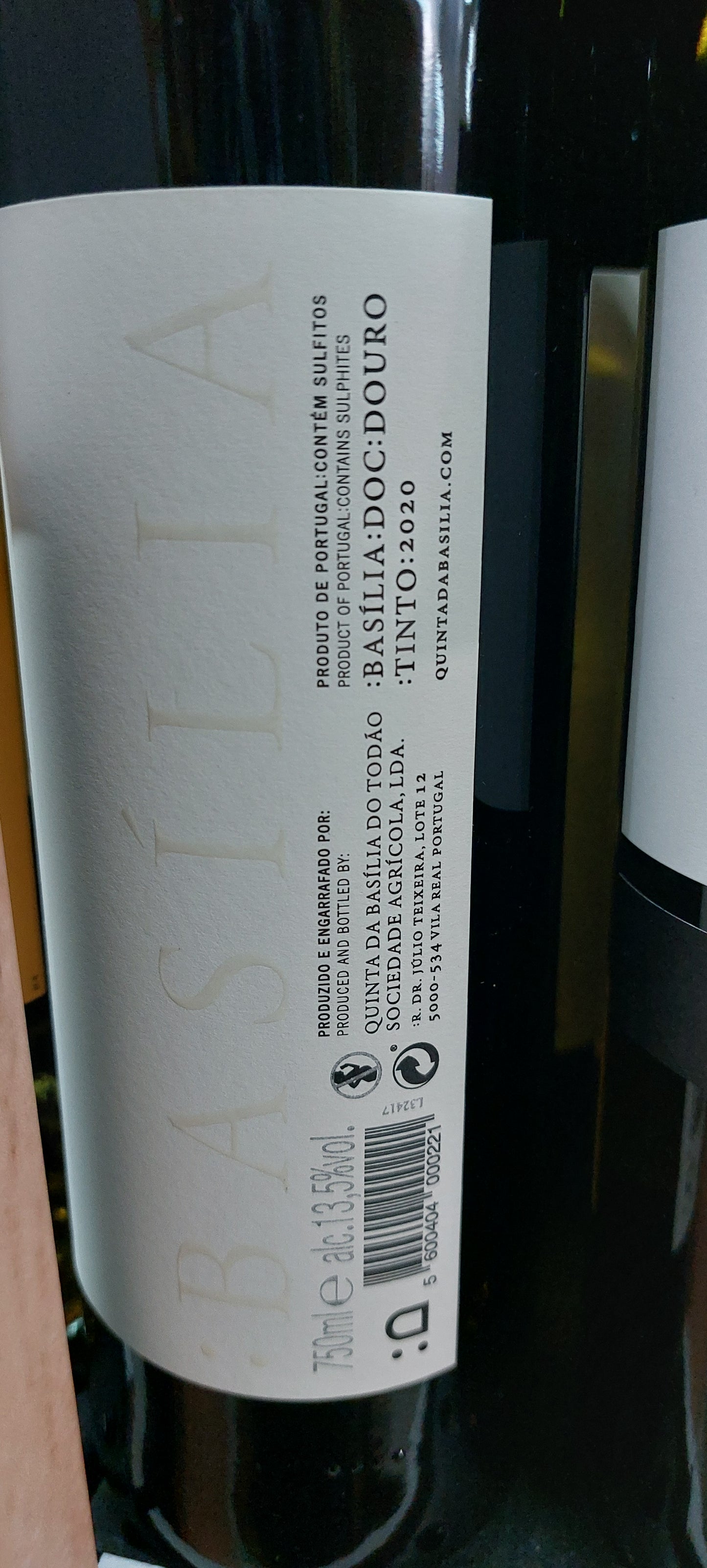 Quinta Basília Doc Tinto 2020 75cl