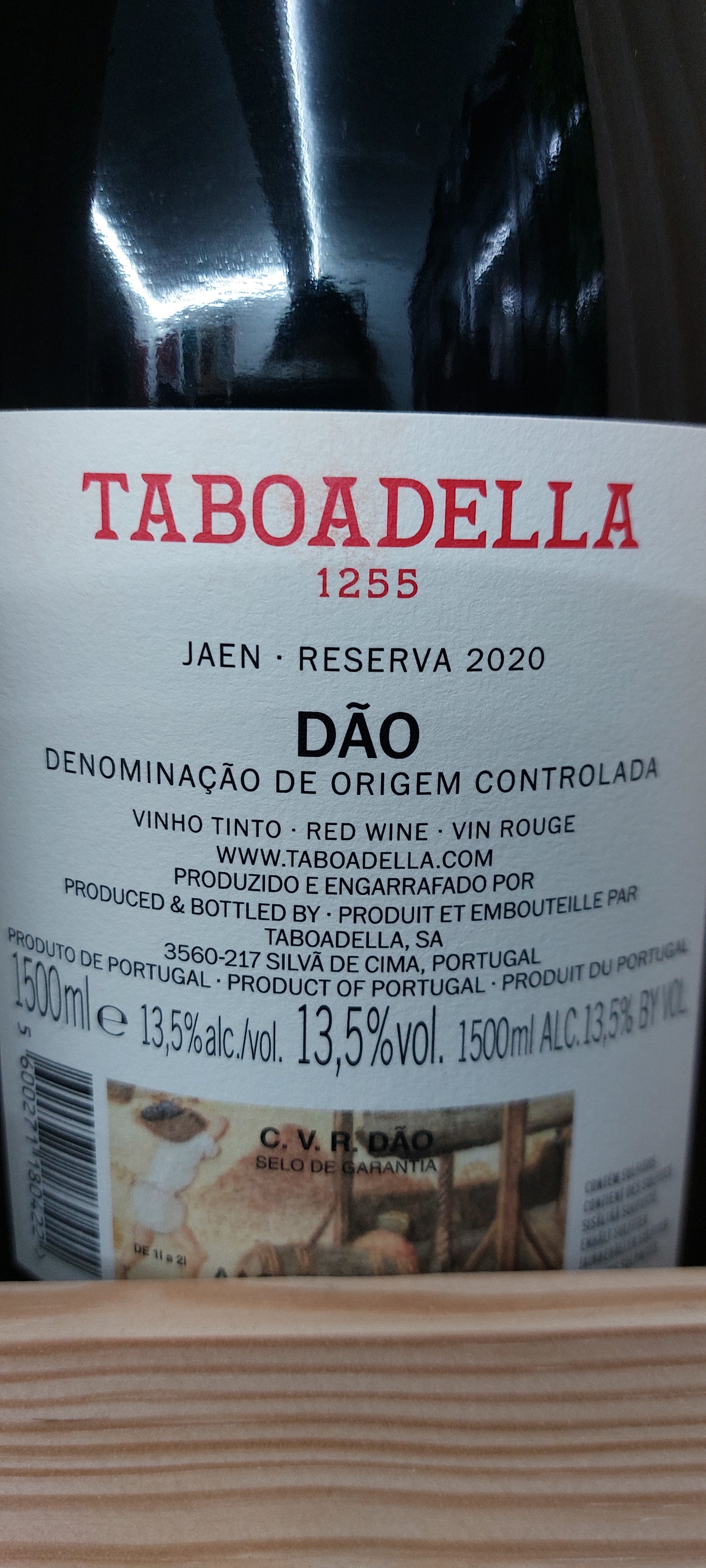 Taboadella Reserva Jaen Tinto Magnum 1,5L