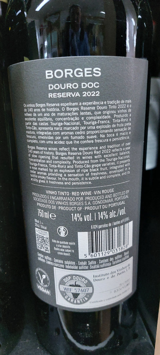 Borges Douro Reserva Tinto 75cl - Vinho Tinto Premium