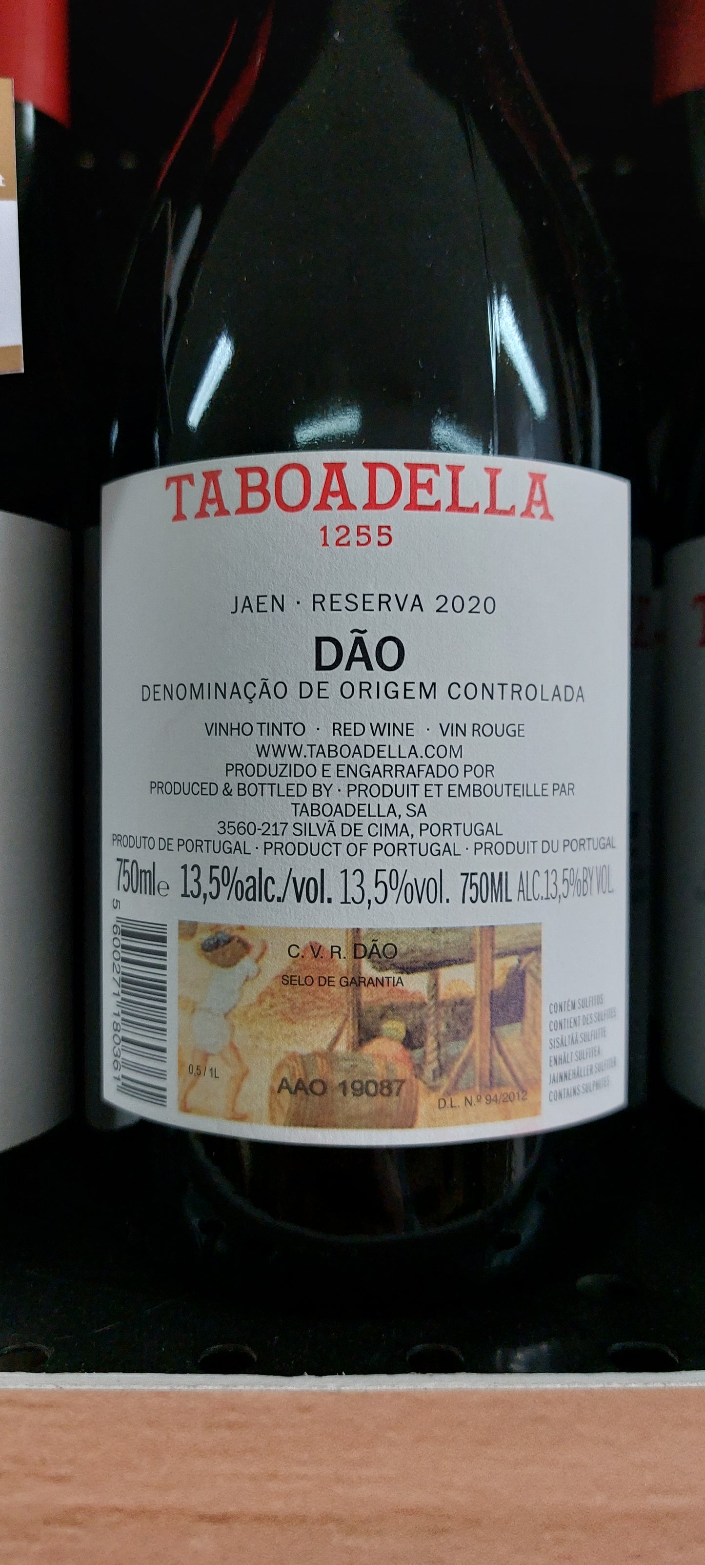 Taboadella Reserva Jaen Tinto