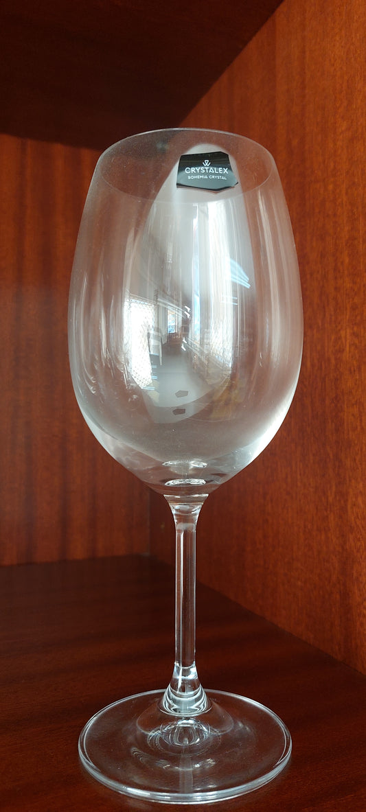 Conjunto 6 Copos Cristal Vinho Cristalex 450ml