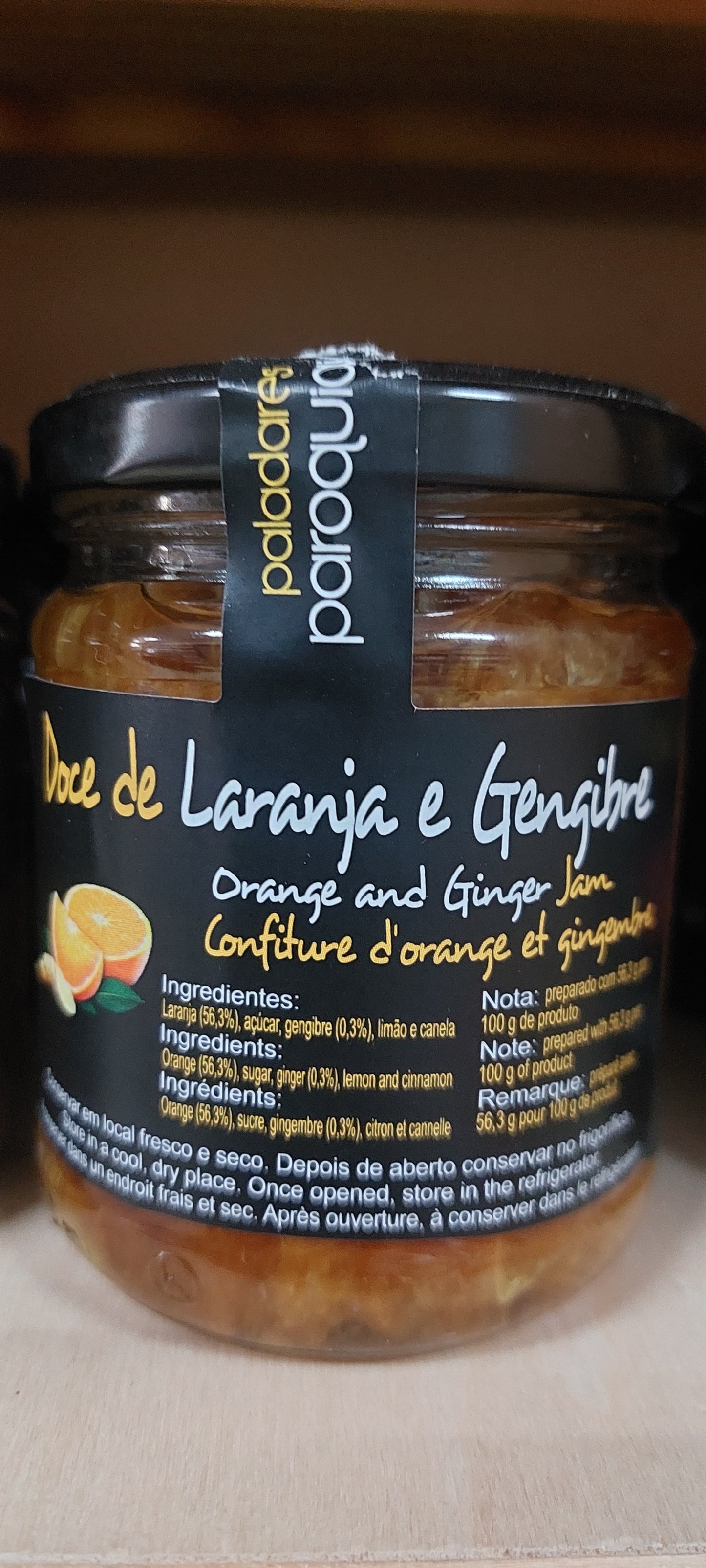 Doce de Laranja e Gengibre 240g