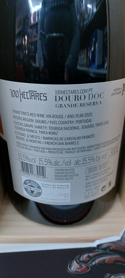 100 HECTARES Grande Reserva Double Magnum Garrafa 3L