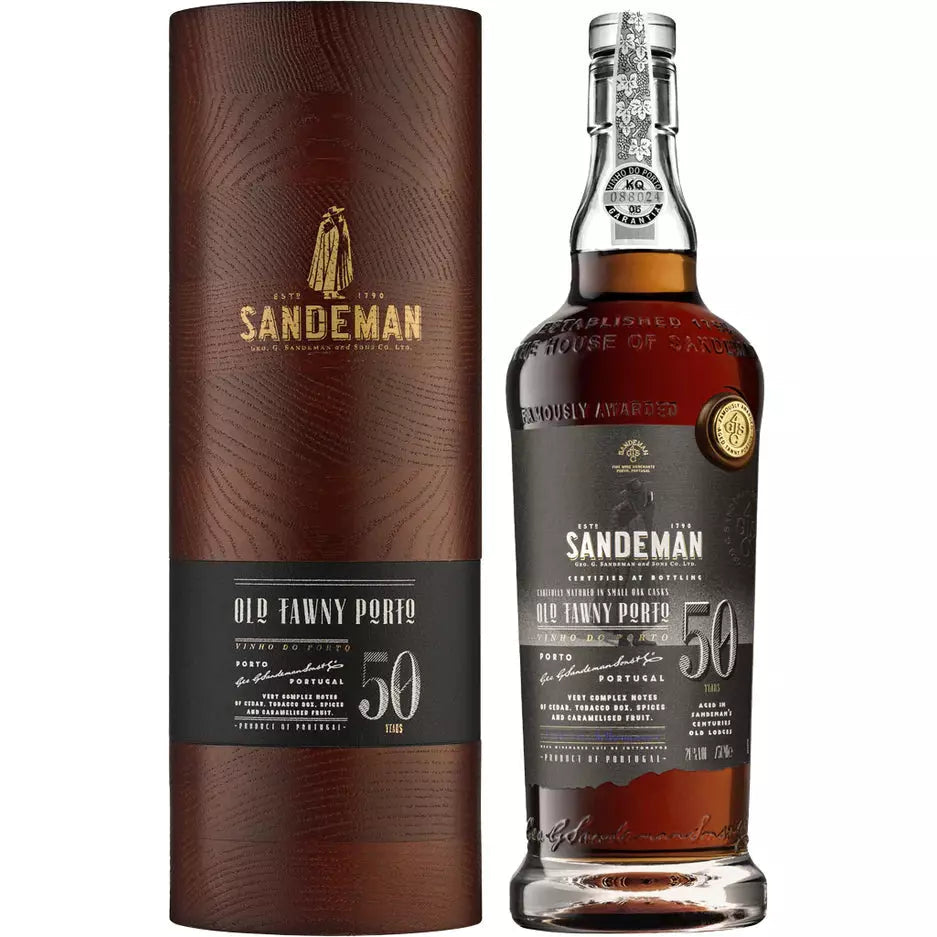 Porto Sandeman 50 Anos Vinho do Porto Tubo Mad. 75cl