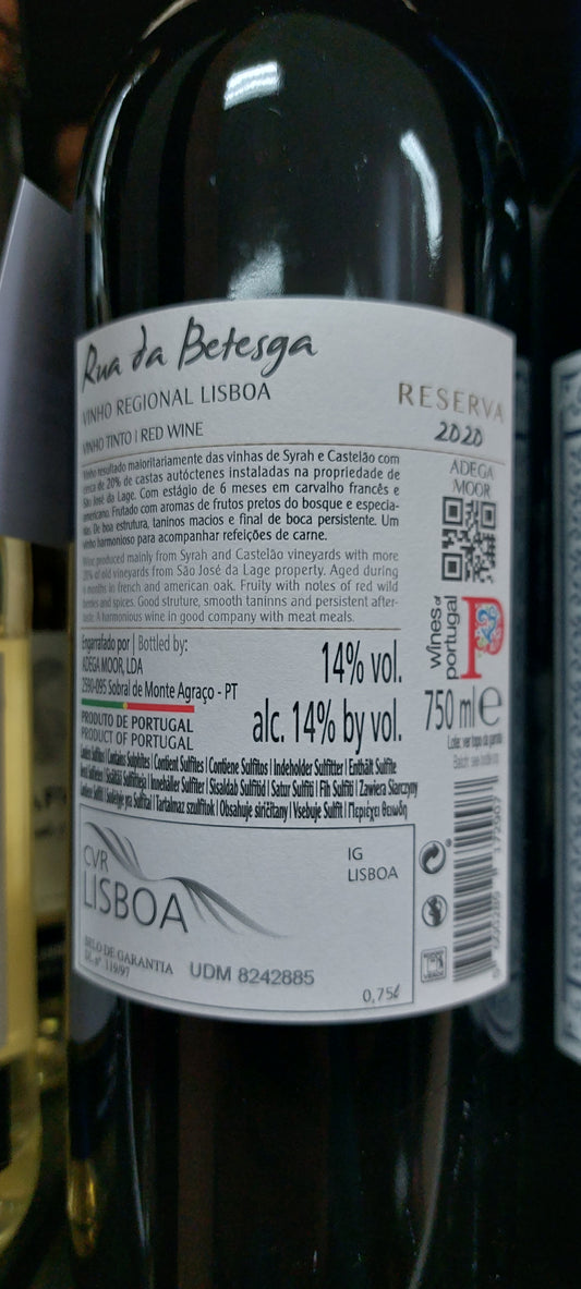 Rua da Betesga Reserva Tinto 75 cl