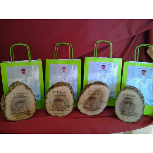 Wood Memories - Moldura em tronco de madeira 15x15