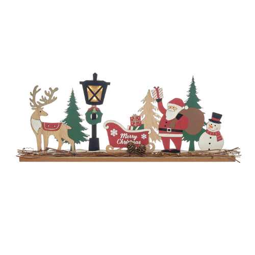 Decoração de Natal em Madeira Elegância e Calor Festivo