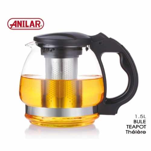 Bule Vidro Chá c/ Infusor 1,5L