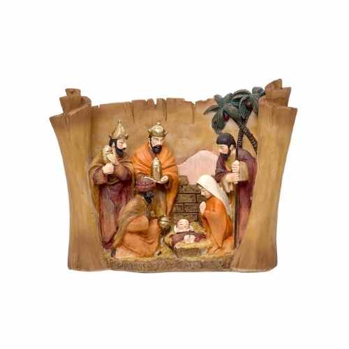 Presépio em Poliresina 14.5cm Decoração Sofisticada