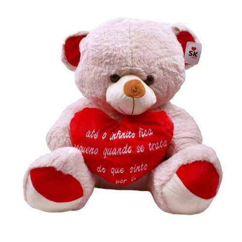 Urso_Peluche_60_cm amor até ao infinito