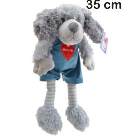 Peluche Cão  'Amo-te' 35 cm