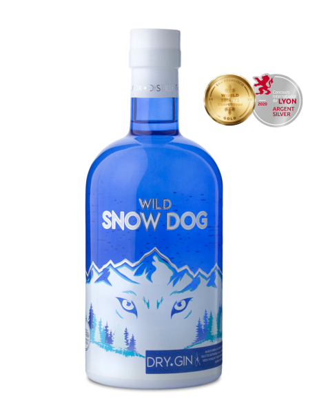 Wild Snow Dog Dry Gin 70cl