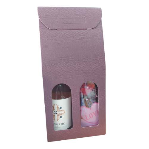 Gift Box Vinho Rosé - Herdade Arrepiado Rosé com flor em ramo