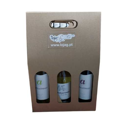 Pack Vinho Aproximar Branco e Tinto -  Oferta Vinho Branco Frisante