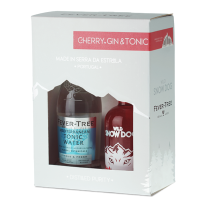 Conj. Wild Snow Dog Cherry Gin 100ml + Fever Tree 200ml