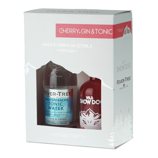 Conj. Wild Snow Dog Cherry Gin 100ml + Fever Tree 200ml