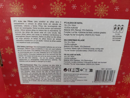 Características da Aldeia de Natal com luz e som SZ-502H