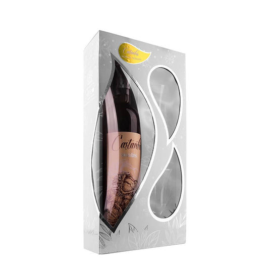 Serrano Castanha 50cl com 2 Copos - Espirituoso Premium da Loja G
