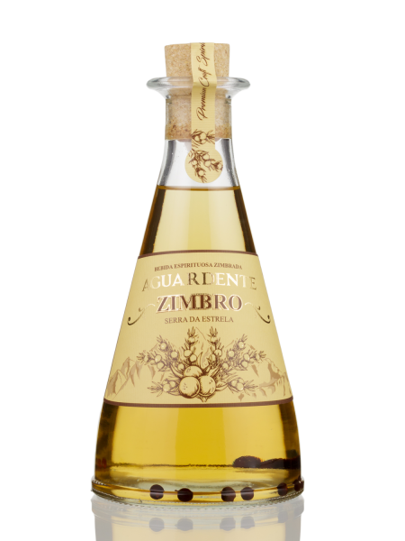 Aguardente de Zimbro 50cl c/ 2 Copos Zimbro Espirito Serrano