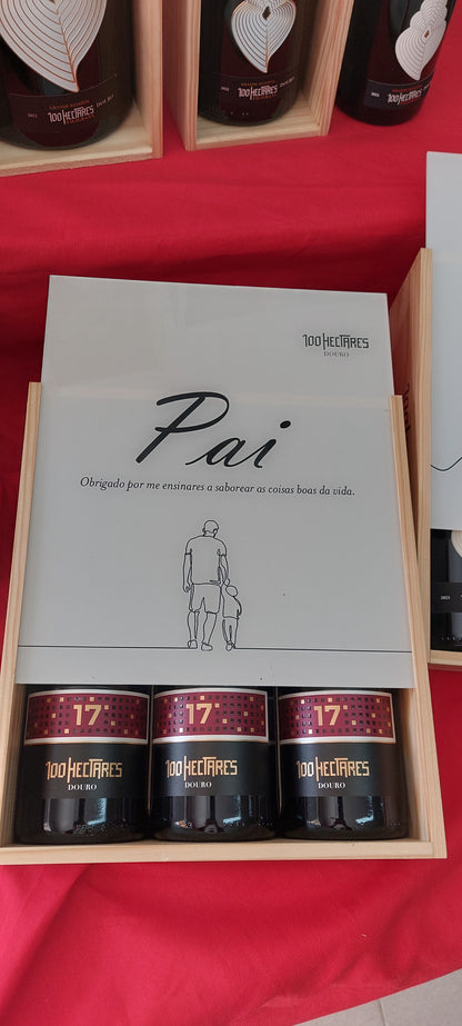 Conjunto de Vinho 100 Hectares 17%