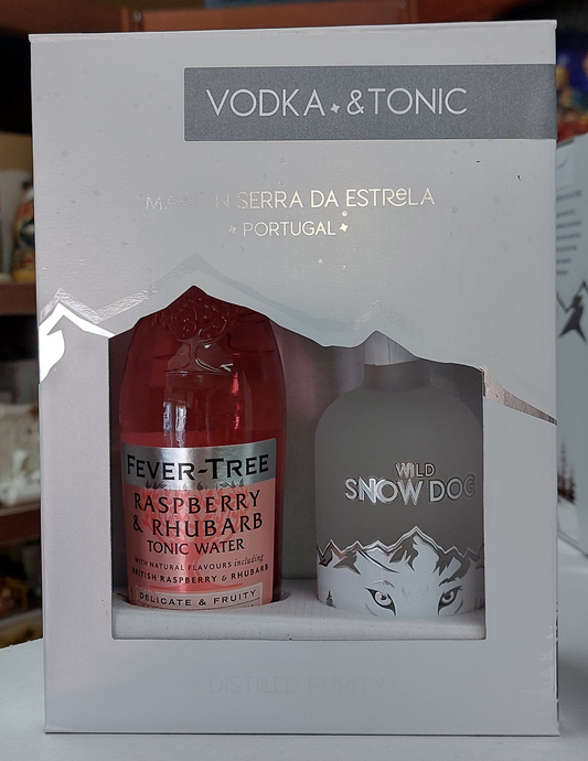 Conj. Wild Snow Dog Vodka 10cl + Fever Tree 200ml