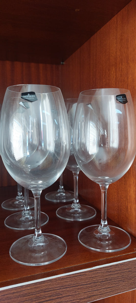 Conjunto 6 Copos Vinho Cristalex 540ml
