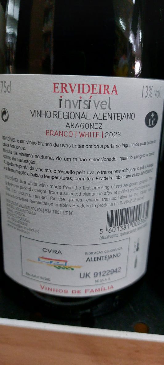 Ervideira Invisível Branco - Aragonez 2023