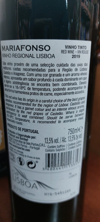 Maria Afonso Tinto 2018 75 cl