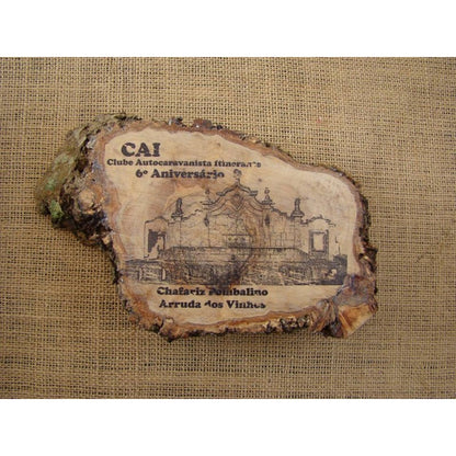 Wood Memories - Moldura em tronco de madeira 15x15