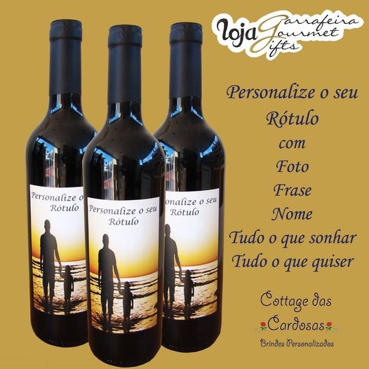 Vinho Tinto 13,5º c/ Rótulo Personalizado