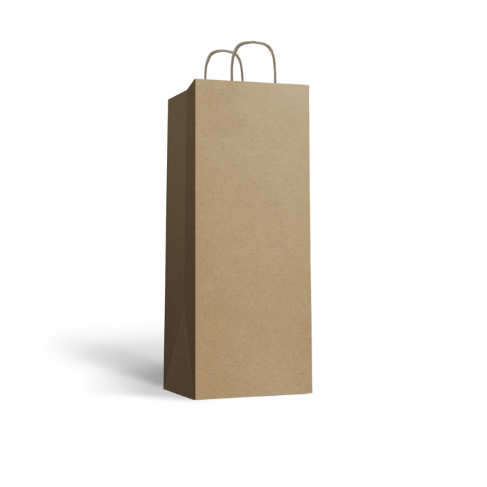Saco Kraft 2 Garrafas