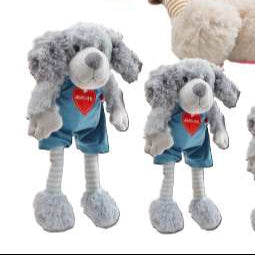 Peluche Cão  'Amo-te' 35 cm