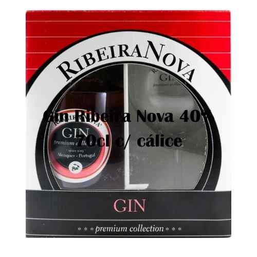 Gin Ribeira Nova 40% 70cl c/ cálice