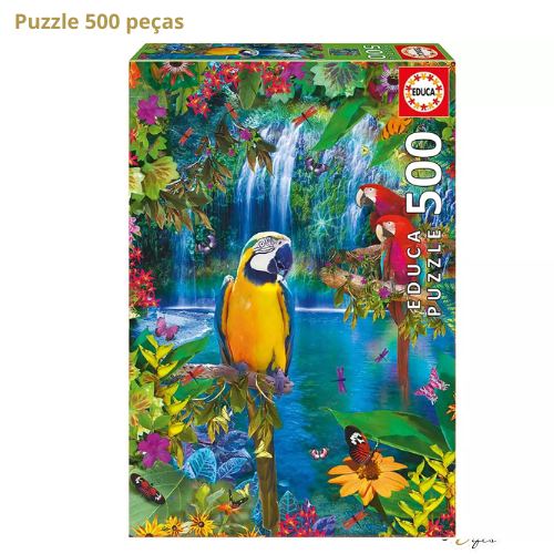 Puzzle 500 Peças - Paraíso Tropical